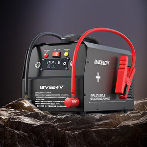 Démarreur d'urgence robuste pour <span class=keywords><strong>camion</strong></span> 12V/24V, booster <span class=keywords><strong>de</strong></span> moteur diesel avec écran numérique, pinces <span class=keywords><strong>de</strong></span> démarrage intelligentes 240000mAh 3600A - Product Image 4