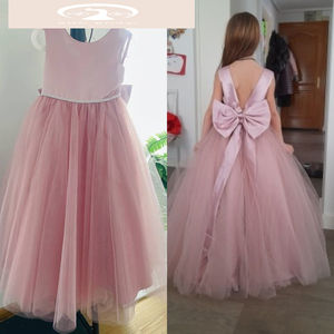 <span class=keywords><strong>Abiti</strong></span> da Cerimonia per Ragazze, Eleganti Vestiti Lunghi da <span class=keywords><strong>Damigella</strong></span>, Formali e Casual per Matrimoni e Feste, Manica Corta - Product Image 4