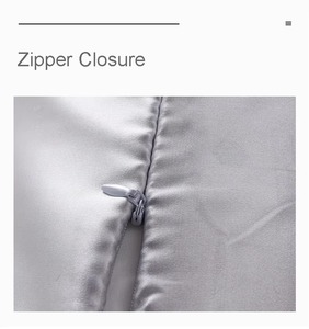 100% soie taille Standard taie d'<span class=keywords><strong>oreiller</strong></span> doux respirant Satin caché fermeture éclair antistatique solide dessin animé feuilles plus doux taies d'<span class=keywords><strong>oreiller</strong></span> en soie - Product Image 3