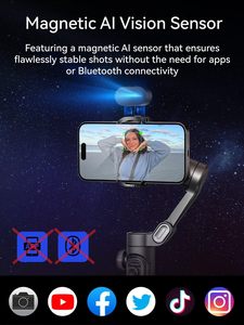 Módulo de Sensor de seguimiento AOCHUAN Smart XE AI, estabilizador de mano cardán de 3 ejes, Control de aplicación para grabación de vídeo Vlog de teléfono móvil - Product Image 2