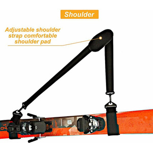 Cinturino per porta sci imbottito con tracolla regolabile durevole per un Comfort superiore - Product Image 4