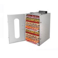 Commerciële 20 Trays Rvs Vlees Voedsel Fruit Groente Droger Machine Dehydrator