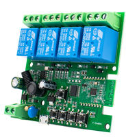 Module universel de commutation sans fil intelligent EWeLink 7-32V 4 canaux, télécommande RF Wifi pour Alexa
