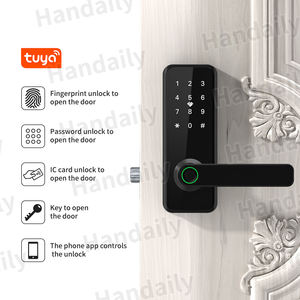 Serrure intelligente à empreintes digitales HanDaily TTlock avec application Tuya, contrôle à distance, carte IC, mot de passe temporaire, <span class=keywords><strong>pour</strong></span> chambres à coucher, bureaux - Product Image 2