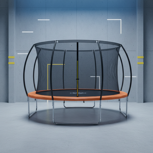 Vente Flash 2026 : Trampoline de fitness rond de 3,6 m (12 pieds) pour l'intérieur et l'extérieur, avec filet de sécurité, directement de l'usine - Product Image 1