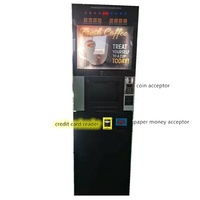 Distributeur automatique de café et de thé avec pièces de monnaie et billets en dollars américains WF1-306B