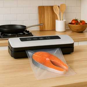 Sacchetti sottovuoto 15x35 cm goffrati per la conservazione degli alimenti, freschezza garantita, sigillabili, riutilizzabili, per uso in cucina - Product Image 6