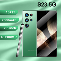 Teléfonos Inteligentes S23 con Sistema Android Incell, Desbloqueo por Huella Dactilar, CDMA LTE, Pantalla LCD de 6.82 Pulgadas, 3G+64G, Cuatro Núcleos, 90Hz, Reconocimiento Facial