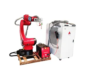 Braccio Robot palmare saldatore laser macchina per la pulizia del taglio con alimentatore di fili portatile 3 in 1 1000W 1500W 2000W 3000W saldatura laser
