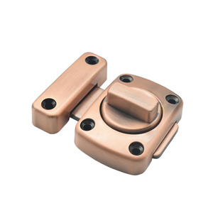 Loquet de porte rotatif à fixation en surface, verrou de sécurité pour chambre, salle de bain, armoire - Product Image 1