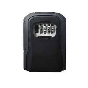 תיבת נעילת סיסמה מארז אבטחה קטן נייד ועמיד בפני גשם, כספת אבטחה עם סיסמה בת ארבע ספרות, סגסוגת אלומיניום יציבה נגד גניבה - Product Image 1