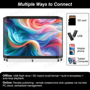 Cabina de DJ Portátil con Pantalla LED Curva para Actuaciones en Escenario, Eventos Musicales y Conciertos - Product Image 4