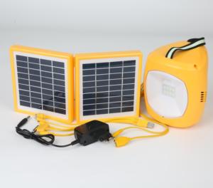 ポータブル便利なソーラーテーブルライトデュアルパネルとFMラジオ工場のホットセール製品 - Product Image 3