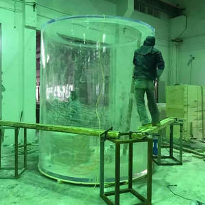 Acuarios de peceras acrílicas cilíndricas a medida personalizadas de fábrica adaptadas a su estilo único - Product Image 2