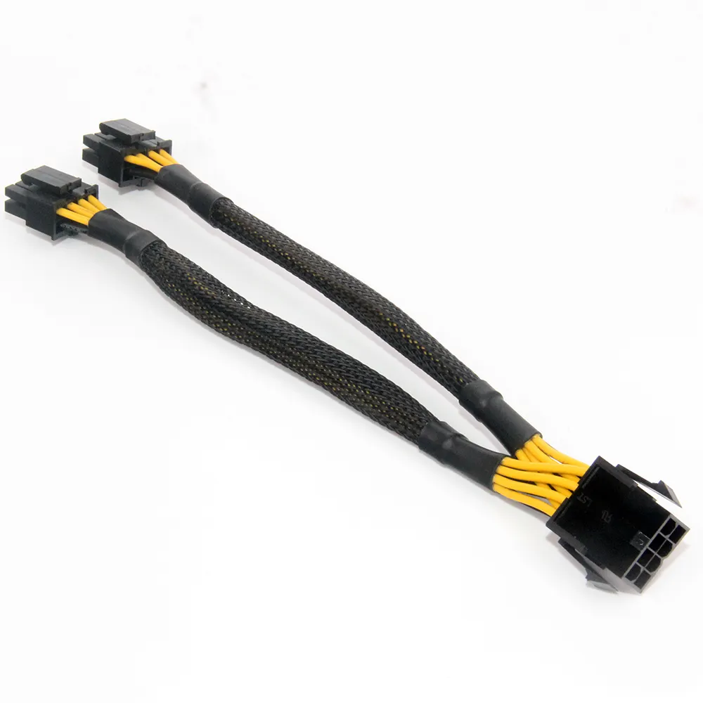 CPU 8pin female to 2 *8pin(4+4) male CPU PCIe Y Splitter CPU motherboard Power Supply Cable Cord adapter