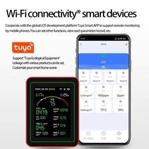 Analyseur de qualité de l'air intelligent ZN-MT29 avec reconnaissance multi-gaz et synchronisation Wi-Fi pour les installations industrielles - Product Image 5