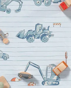 Комплект простыней для детской кроватки 60x120 см, хлопок 300TC, экологичный, современный, всесезонный, пряжа 40S, защита от катышков - Product Image 4