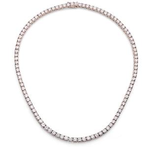 Su misura 925 sterling silver 3A CZ di Zircon tennis Collana per Le Donne - Product Image 2