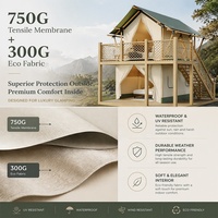 Tentes de luxe d'extérieur BOTEEN, tentes à structure en bois, tentes hôtelières de luxe, tentes de luxe écologiques, fabricant de tentes de luxe