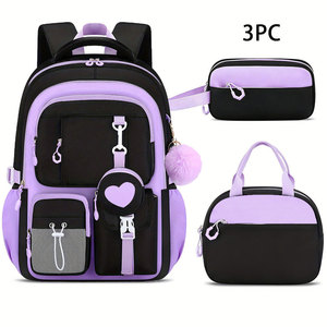 Cross-border New Lightweight and Spacious <b>Backpack</b> with a Cute Design for Girls in Middle and High <b>School</b> - Product Image 1