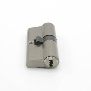 Alta Seguridad Euro cepillado níquel Chapado en perfil de latón del cilindro de la puerta cerradura con llave - Product Image 5