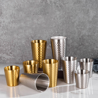 Mug à bière isotherme empilable en acier inoxydable 304 à double paroi, grande capacité, écologique, idéal comme cadeau, vente en gros