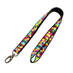 High Quality Wholesale Printed Belts Keychain Thickness Polyester Sublimation Satin Long Lanyard With Metal <b>Hook</b> - Product Image 1