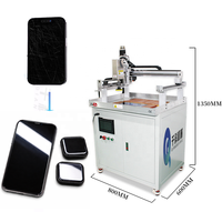 Ponceuse CNC haute puissance à quatre stations pour téléphones portables, machine de polissage de téléphones, machine de meulage de verre incurvé pour écrans, téléphone reconditionné