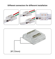 Kit de bande lumineuse LED RGBIC COB synchronisée avec la musique, éclairage intelligent RGB avec télécommande et alimentation pour décoration intérieure