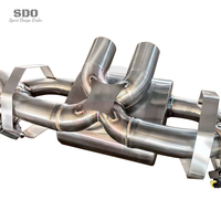 SDO - Sistema de Escape Catback de Acero Inoxidable para Porsche 911 992 GT3 RS 4.0L 2021-2026, Kit de Tubo de Silenciador con Válvula Electrónica de Alto Rendimiento