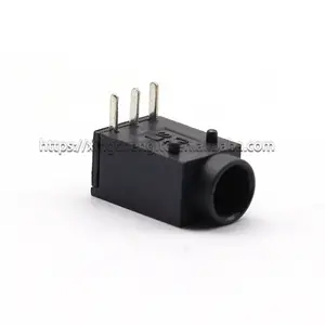  Dc Power Jack Socket Connector DC-003A 3.5X1.35Mm 3pin DC-003A Dc003 3.5*1.3Mm Rond Gat