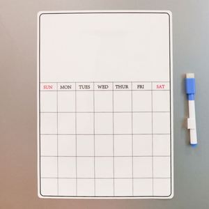 Tableau magnétique de planification pour réfrigérateur, impression personnalisée, tableau des tâches, calendrier magnétique, bloc-notes, tableau blanc en PVC écologique réutilisable - Product Image 4