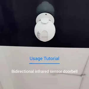 Timbre de puerta con sensor de bienvenida bidireccional, infrarrojo, para entrada de tienda/supermercado, con transmisión de voz, dispositivo inteligente para el hogar, bocina personal duradera - Product Image 3