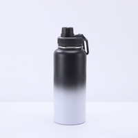 Botella Térmica de Boca Ancha con Aislamiento de Doble Pared de Acero Inoxidable de 18oz, 32oz, 40oz, Mantiene Bebidas Calientes y Frías