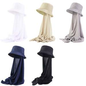 Chapeau Bob Gathertop en Coton Uni avec Logo Personnalisé pour Femme, Protection Solaire Extérieure, Vente en Gros - Product Image 2