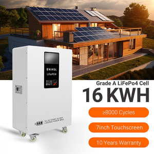 แบตเตอรี่ 51.2V 16kWh 300Ah 314Ah ระบบกักเก็บพลังงานภายในบ้านแบบแนวตั้ง พร้อมหน้าจอสัมผัส Smart BMS - Product Image 1