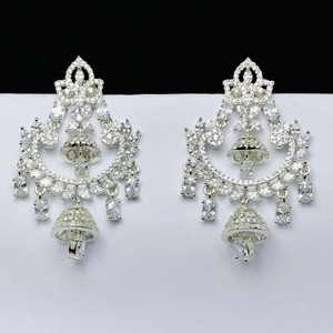 ต่างหูคริสตัลจากนักออกแบบชาวออสเตรียต่างหูเม็ดเดี่ยวชุบโรสโกลด์แวววาวทำด้วยมือ - Product Image 3