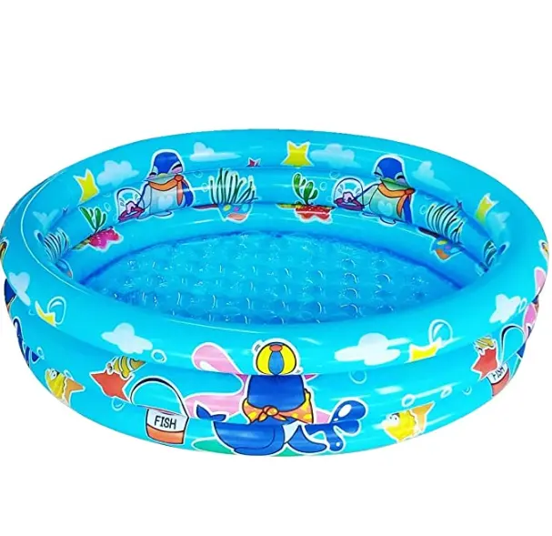 Wholesale PVC Inflatable Crystal Blue Plastic Mini Baby Indoor Outdoor Playground Swimming Spa Pool