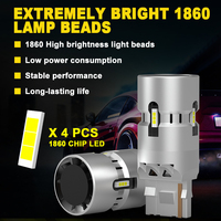 Lámpara de Freno LED G-View CSP T20 7440 7443 Nueva, Color Ámbar, 3156 3157, Luz de Reversa 1156 1157, Bombilla Decodificadora de Luz de Freno para Auto Canbus BA15S