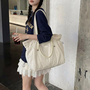 Purple Minimalist Tote Bag Large Capacity Cloth Women's Everyday Travel Handbag Crossbody Yoga Sports Bag - Product Image 3