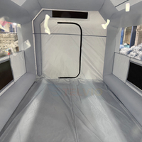 Tente de peinture gonflable portable pour extérieur, petite cabine de peinture mobile gonflable, garage de peinture, cabine de pulvérisation avec filtre