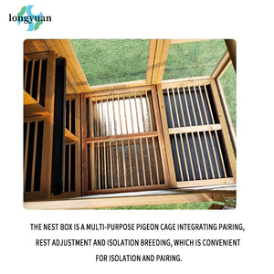 Ekonomik büyük ahşap kuş Aviary kafes açık papağan kuşlar için özelleştirilebilir kolayca temiz tasarım Pet mobilya - Product Image 4