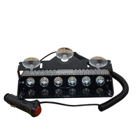 Pièces et accessoires automobiles, lumière de sécurité LED 12V, lumière de secours à 6 LED, clignotant pour pare-brise de voiture, éclairage extérieur automobile
