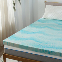 Surmatelas en mousse à mémoire de forme pour un confort optimal et un soulagement des douleurs dorsales