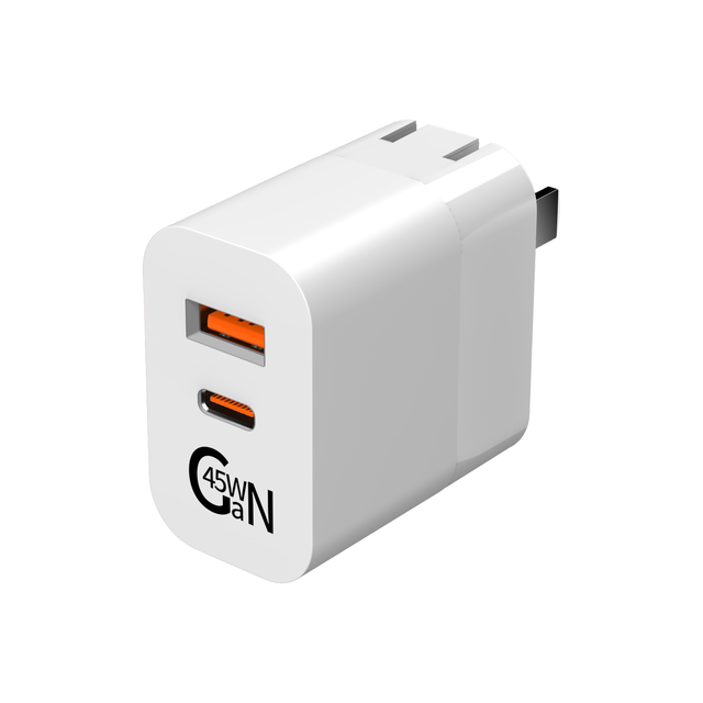 ul Fcc Certificate Us PLUG Portable 45w GAN Wholesale Fast Charger for Phone Pd3.0 Type Usb c Charger