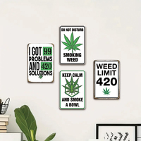 Placa Metálica Decorativa de Estilo Vintage, Humorística y Ligera, para un Bar o un Salón Masculino