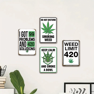 Targa in Metallo Stile Vintage con Scritte Umoristiche, Decorazione Originale per Bar o Locale Maschile - Product Image 4