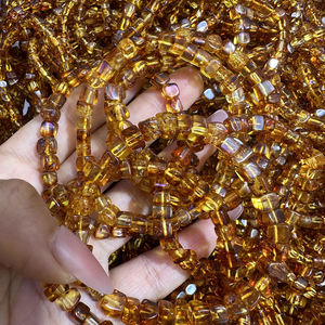 Nouveau bracelet en pierre naturelle <span class=keywords><strong>ambre</strong></span> carré de haute qualité, perles facettées, <span class=keywords><strong>bijoux</strong></span>, bracelets énergétiques extensibles pour femmes et hommes - Product Image 1