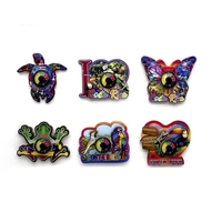 Souvenirs du Costa Rica, idées cadeaux des Bahamas, vente flash, designs en MDF, aimants de réfrigérateur personnalisés avec vue sur la mer, la plage et les bateaux de Punta Cana