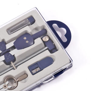 Compasso da Disegno FOSKA in Metallo, Facile da Regolare, Set Matematico di Precisione per Studenti, Materiale Scolastico con Custodia in Plastica - Product Image 4